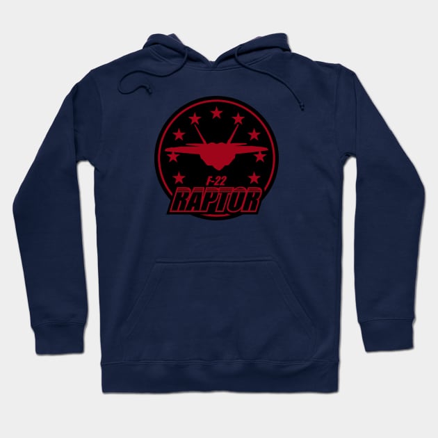 F-22 Raptor Patch Hoodie by TCP